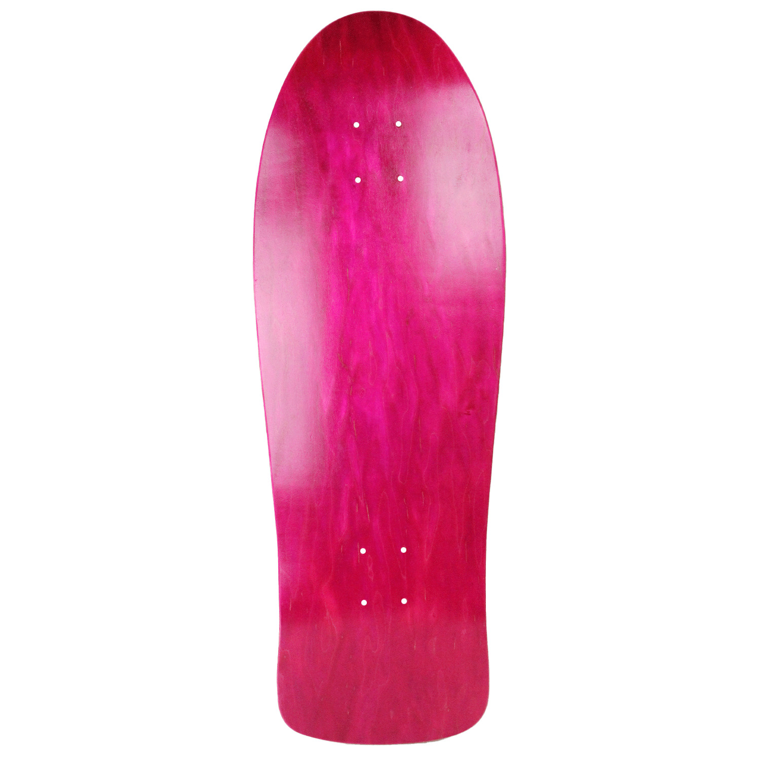 Old School 10" X 30" Stained Pink Blank Skateboard Deck