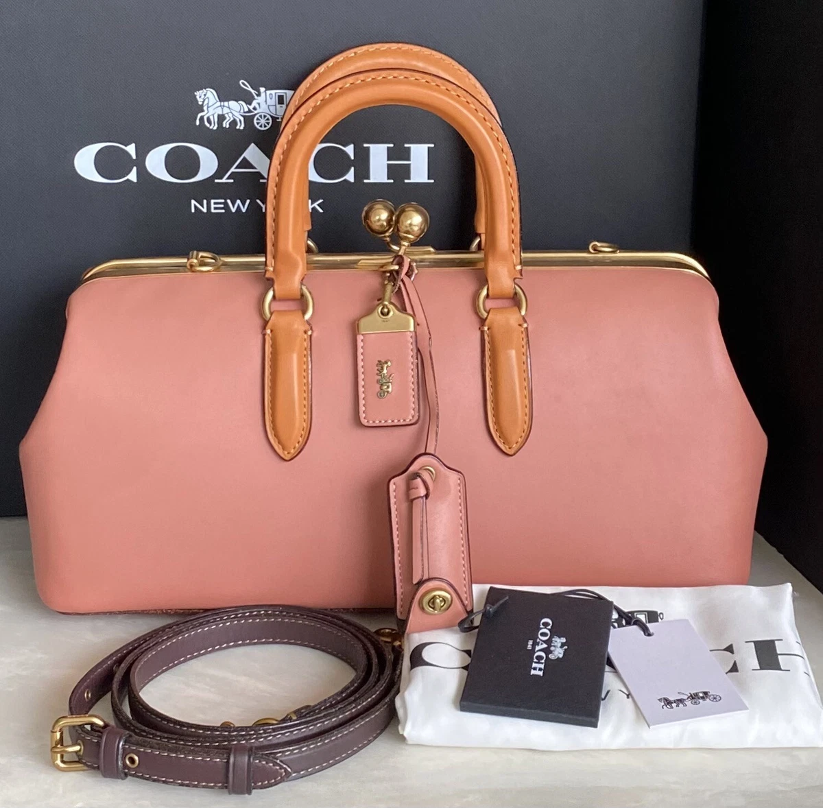 Coach 1941 kisslock satchel Clearance