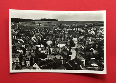 Foto AK GEYER im Erzgebirge um 1930 Blick über die Dächer der Stadt   ( 58638