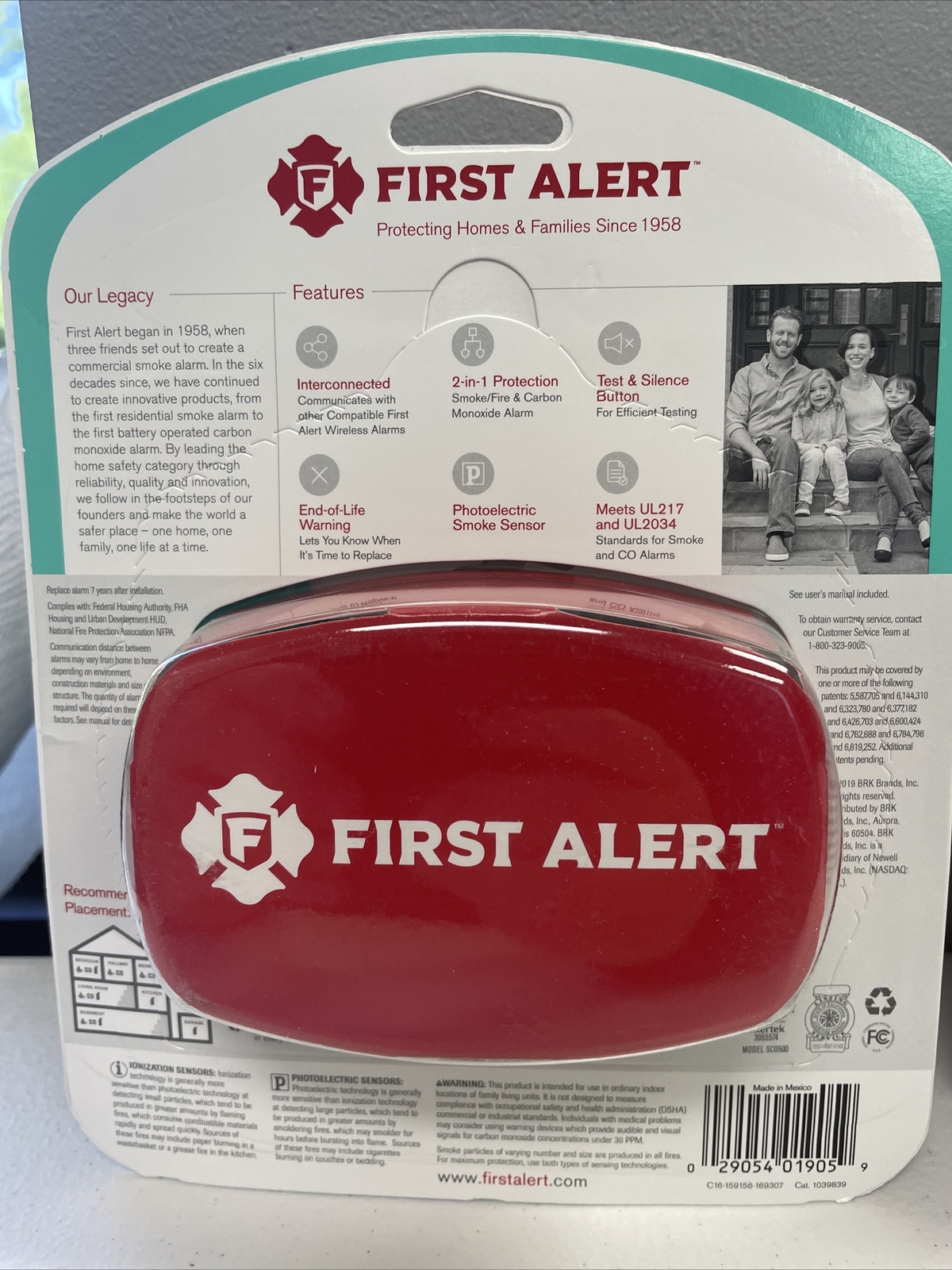 First Alert SC0500 Battery Operated Smoke and Carbon Monoxide Alarm 3