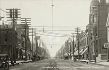 St. Germain St., St. Cloud, MN Minnesota 1910 RPPC Photo Postcard COPY