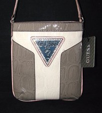 GUESS BY MARCIANO JAMARI STONE MULTI PATENT LEATHERETTE CROSSBODY,HANDBAG-NEW