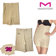 NWOT Maidenform M High Waist Girlshort SmartComfort Shapewear DMS088 Transparent