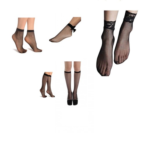 Fishnet Socks- Net Ankle/Anklet Pop 