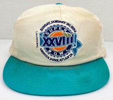 Vintage 1993 Super Bowl XXVIII Georgia Dome NFL Football SnapBack Lays OSFA READ