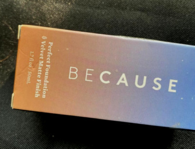 BeCause Cosmetics Perfect Foundation Velvet Matte Finish 1.7 fl oz