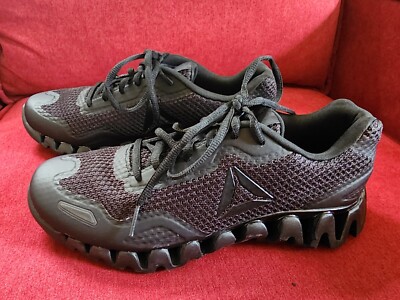 Men's Reebok ZigWild Memory Tech LT Black Sneakers Shoes Size 7