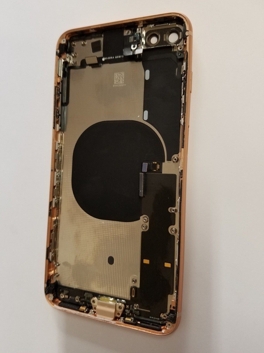 Genuine Iphone 8 Plus A1864 Gold Frame Back Cover Main