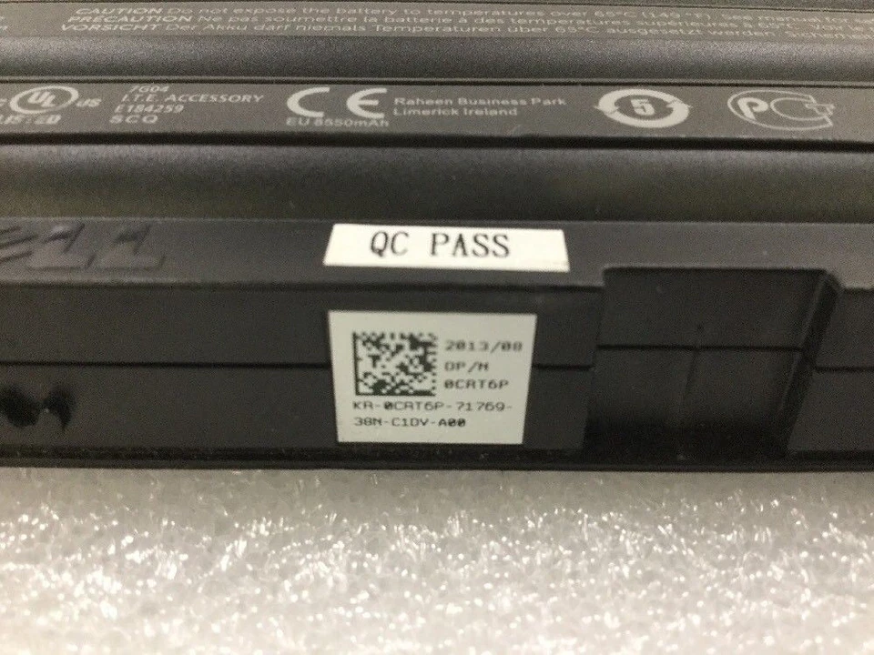 Batería Original Portátil Dell E6420 E6520 9 Celdas 97Wh 71R31 8P3YX M5Y0X Original Foto 4 de 4
