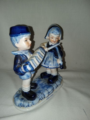 Holland Delf blau Figur Mann Frau Musical - Bild 2 von 12