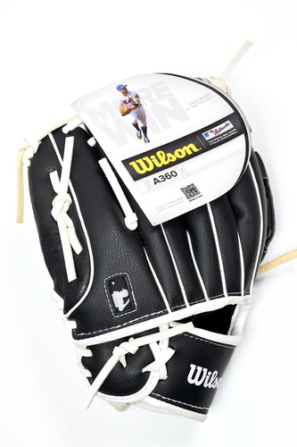 Wilson A360 Black Leather Baseball Glove 10 - Picture 7 of 7