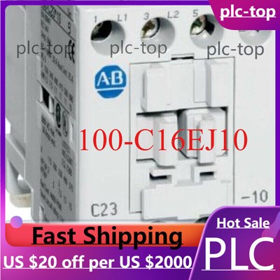 1PCS New Allen-Bradley 100-C16EJ10 Contactor, 24v DC Coil