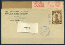 Honduras 1946 Enveloppe 100% Enveloppe La Ceiba au Honduras