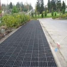 6 x Black Plastic Grids for Grass Protection Gravel Parking Paving Driveways UK