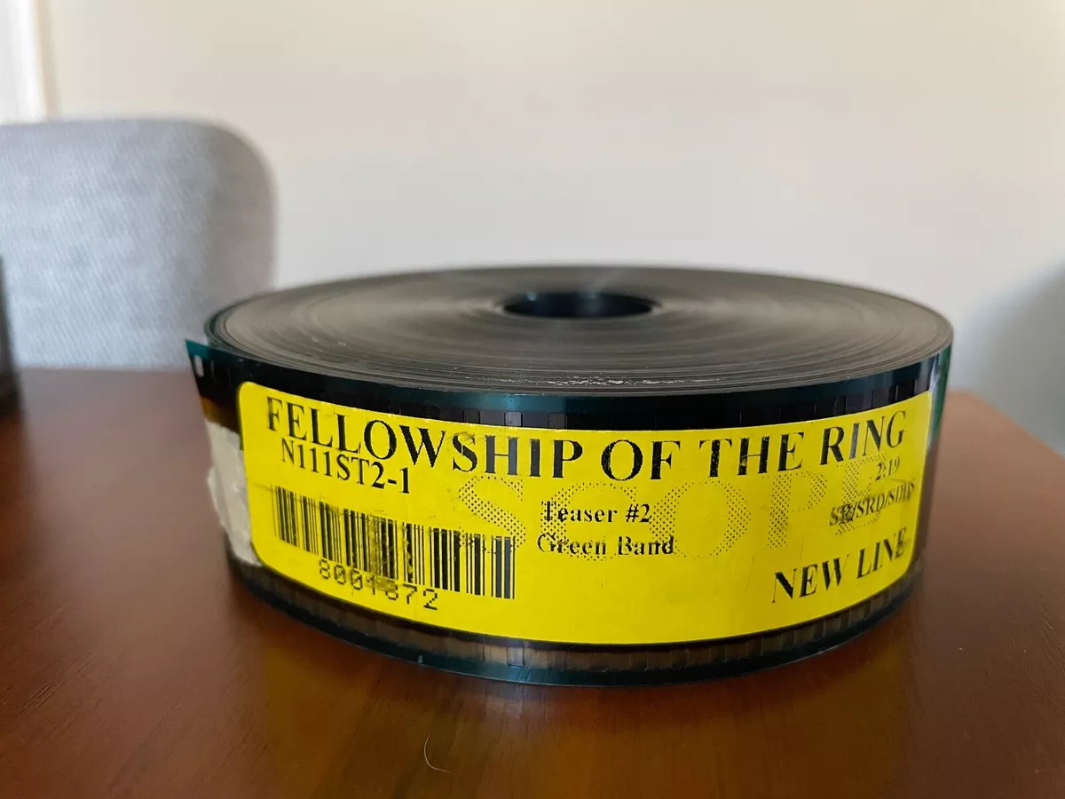 New sealed Lord of the Rings: Fellowship of the Ring 35mm film trailer  SCOPE