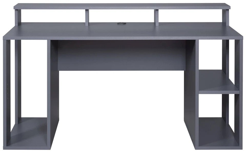 Computertisch MATCHPOINT Gaming Tisch Graphit Grau von Interlink - Bild 3 von 4