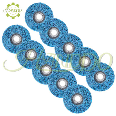 Pack 10 4.5''x7/8''  Easy Strip 4-1/2'' Discs Remove Paint Rust & Clean