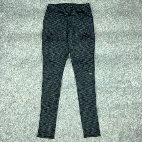 ASICS Pants Womens Small Gray Skinny Leggings Stretch Active Gym Running