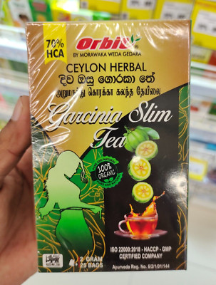 Garcinia Slim Cambogia HCA Weight Loss Fat Burner Diet Tea Bags 100 % Organic