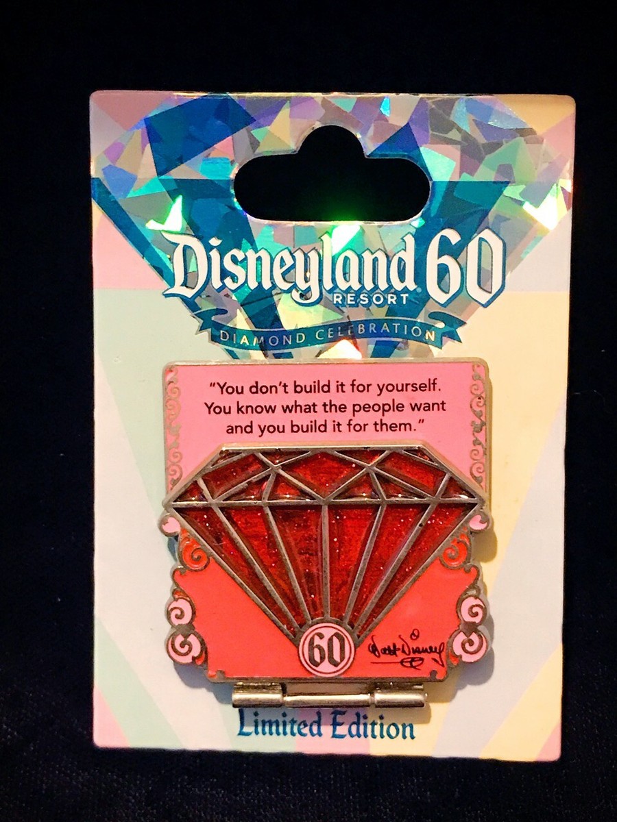 Disney DLR Disneyland Resort Diamond 60th Celebration Stained