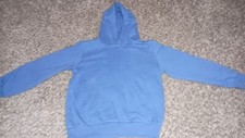 Boys Kid Nation Sweatshirt Hoodie Size Medium Color Blue Pockets Recessed Gym...
