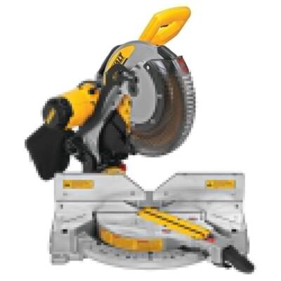#ad #ad DEWALT Electric Miter Saw 12 in Double Bevel 15 Amp Corded w Dust Collection $445.99