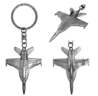 F/A-18A　実機使用キーホルダー　アメリカ海軍　戦闘機　TOPGUN　完売品 Top Gun Maverick F / A-18 Super H Metal key chain Tom Cruise Japan