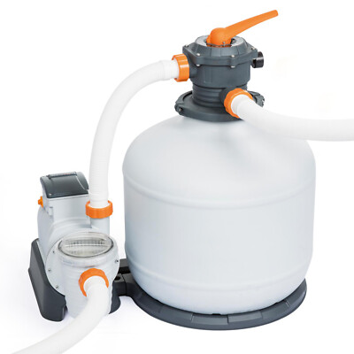 Bestway Sandfilteranlage 11.355 l/h Flowclear Sandfilter Sandfilterpumpe