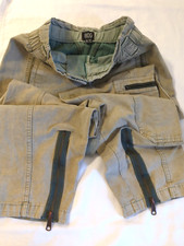 Y2K Urban Outfitters BDG Baggy Cargo Pants XS-TP Green Utility Casual Grunge
