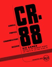 RCA CR88 CR-88 Communication Receiver Manual