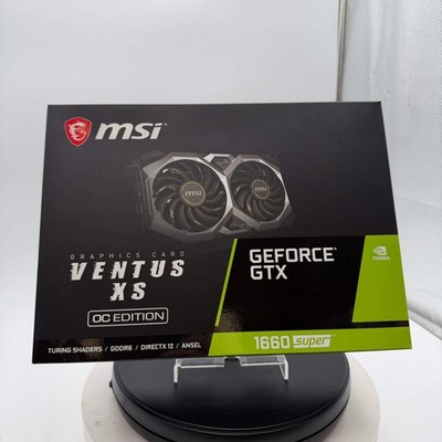 MSI GeForce RTX 1660 Super Ventus XS 6GB GDDR6 Graphics Card