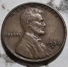 1936 S Lincoln Wheat Penny Free S&H BIN769