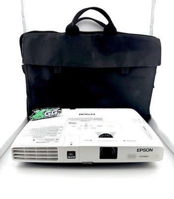 Epson PowerLite 1771W LCD Portable Projector & Carrying Case Only 43 Lamp Hours!