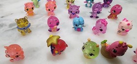 Hatchimals Colleggtibles Lot Of 30 Mixed Mini Figures Glitter Wings Animals