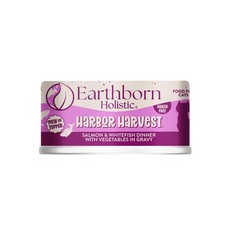 Earthborn Holistic Harbor Harvest Grain-Free Moist Cat Food 3 oz Can Salmon Herr