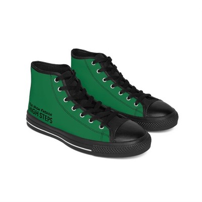 HIGH STEPS | Women's High-top Sneakers | Green