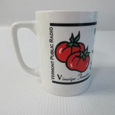 VTG VPR Vermont Public Radio Artist Mug Designed By Adrienne Gilanian Vegetables