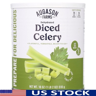 Dehydrated Cross-Cut Celery Soups Salads Casseroles 36 Servings Long Shelf Life