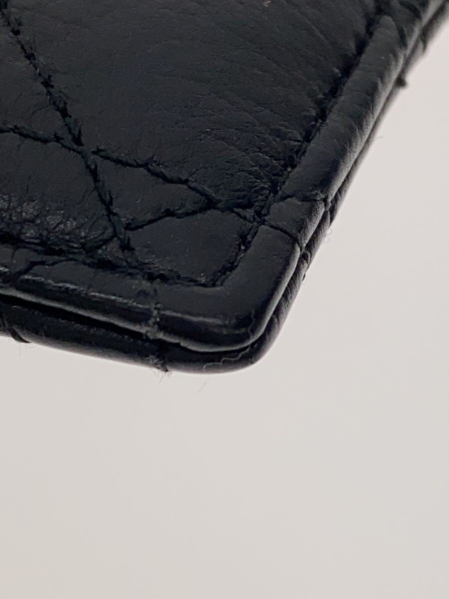 Christian Dior Caro Freesia Leather Card Case, Black, Women's thumbnail 5