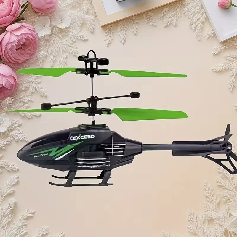 Flying Helicopter Toy Hand Induction Aircraft Toy Rechargeable- Easy 2 use - Image 3 of 4