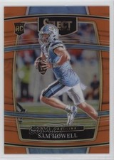 2022 Panini Select Draft Picks Concourse Orange Prizm 17/49 Sam Howell #3 15r3