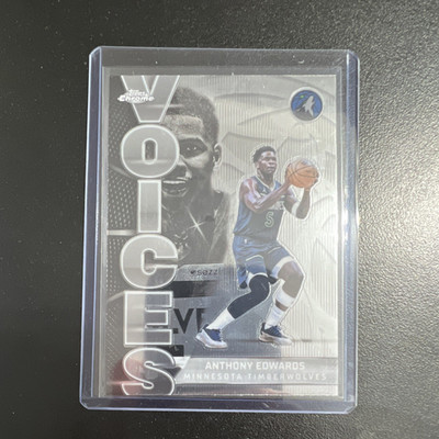 2025-26 Topps Chrome - Anthony Edwards #VS-4 Voices Minnesota Timberwolves
