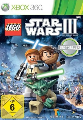 Xbox 360 - LEGO Star Wars III: The Clone Wars [Classics] mit OVP OVP beschädigt