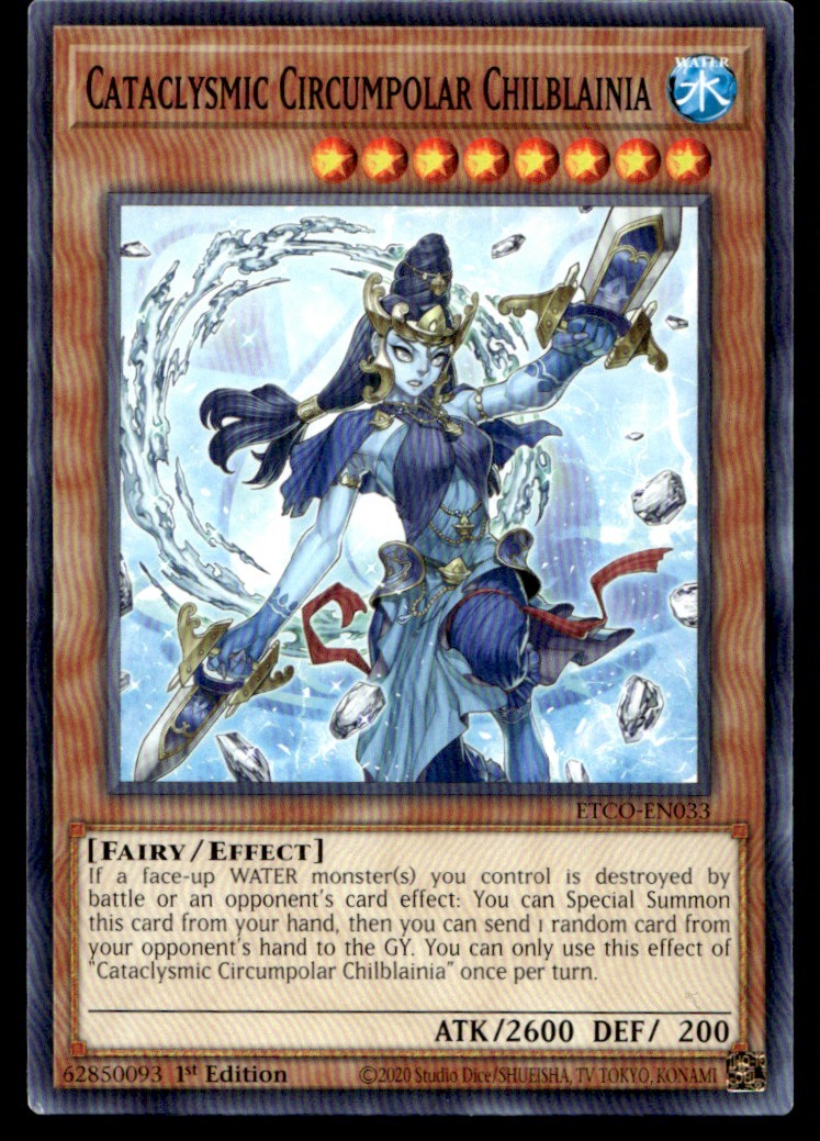 Cataclysmic Circumpolar Chilblainia Eternity Code ETCO-EN033 MP YuGiOh TCG | Buy