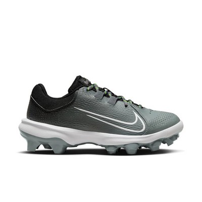 Nike Women's Hyperdiamond 4 Pro Molded Softball Cleats BLACK|WHITE|GRAY SZ 6.5