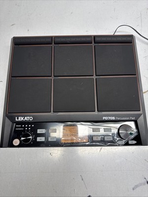 LEKATO PD705 Percussion Sample Pad 9-Trigger Electronic Drum USB MIDI Multipad