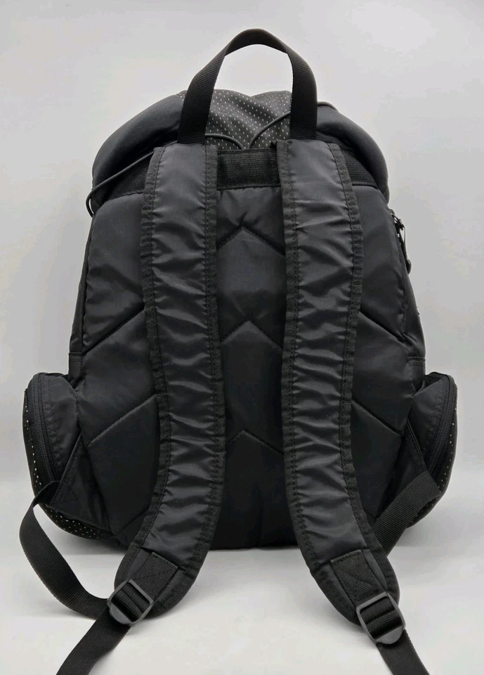 NFL Backpack Technomesh New Orleans Saints Licensed Black Gold Fleur De Lis Logo - Image 2 of 4