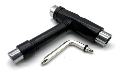Skateboard T-TOOL Black / Werkzeug Skate Tool Skateboard Longboard T-Schlüssel 
