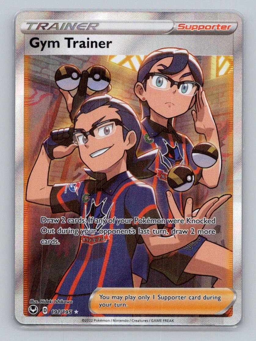 Gym Trainer (Full Art) 191/195 Ultra Rare SWSH12: Silver Tempest NM Pokemon