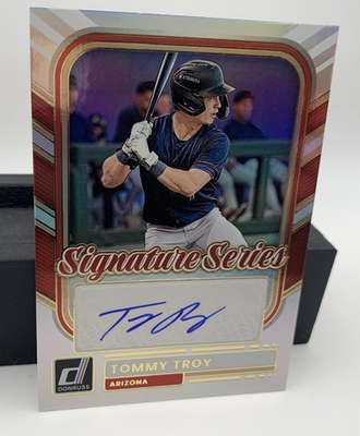 #ad 2026 Donruss Tommy Troy Signature Series Auto Diamondbacks SS TT $6.99